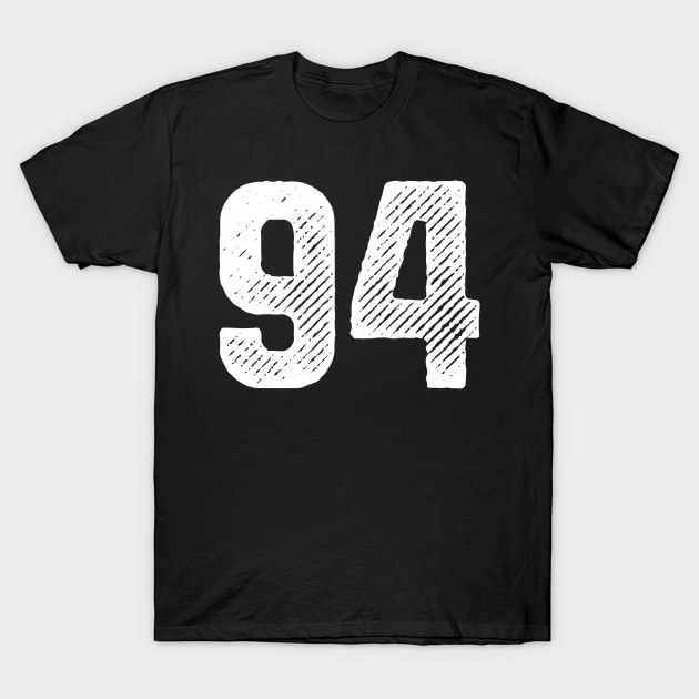 Ninety Four 94 T-Shirt by colorsplash